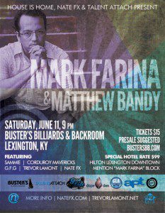 Mark Farina in Lexington!