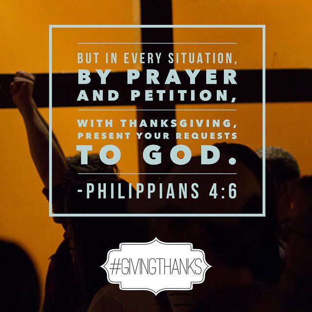 Don’t worry about anything; instead, pray about everything. Ph.‬ ‭4‬:‭6‬ #GivingThanks