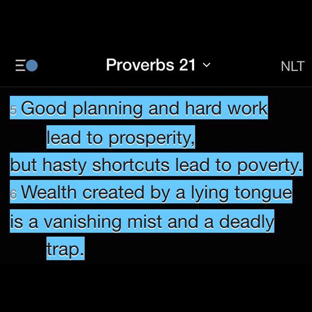 Plan and lead with integrity and honor. #DoWork #Proverbs