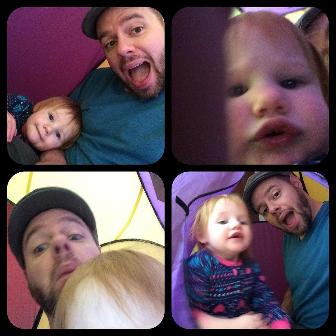Tonight we dance. Today though, we take selfies in an indoor tint. #DJdad #DadLife