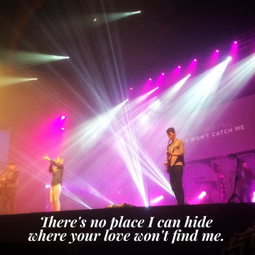 There’s no place I can hide where your love won’t find me. #QuestWorship
