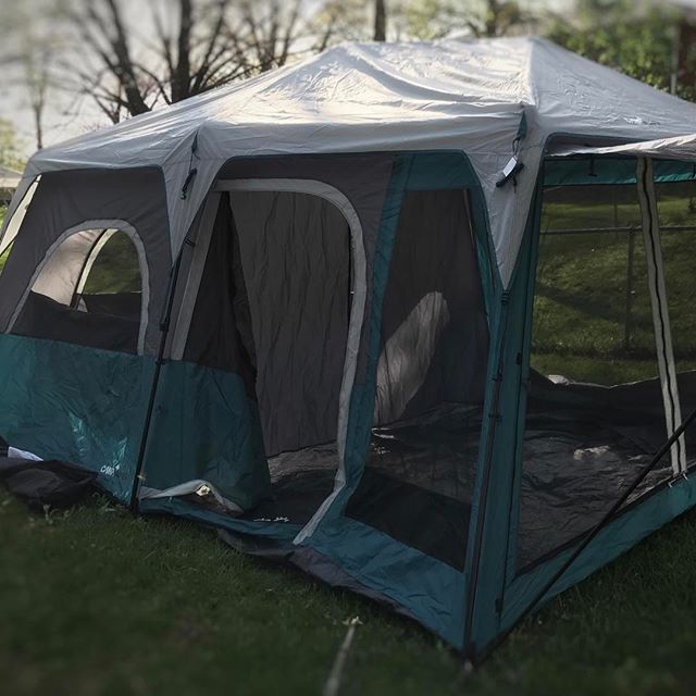 Potential new family camping situation. #Roomy #Cabin #Tent #Glamping #QueenAirMatresses