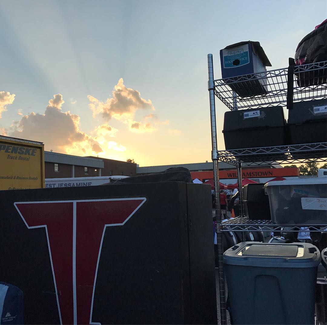 Sunset…. Time for round two! #BandCompetition #BandSeason #GoCreek